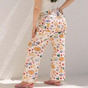 Lisa Says Gah Robyn Jean - Colorful Patterned Wide Leg Pants
